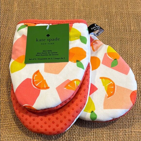 Kate Spade Citrus Print Mini Mitts - Picture 1 of 2